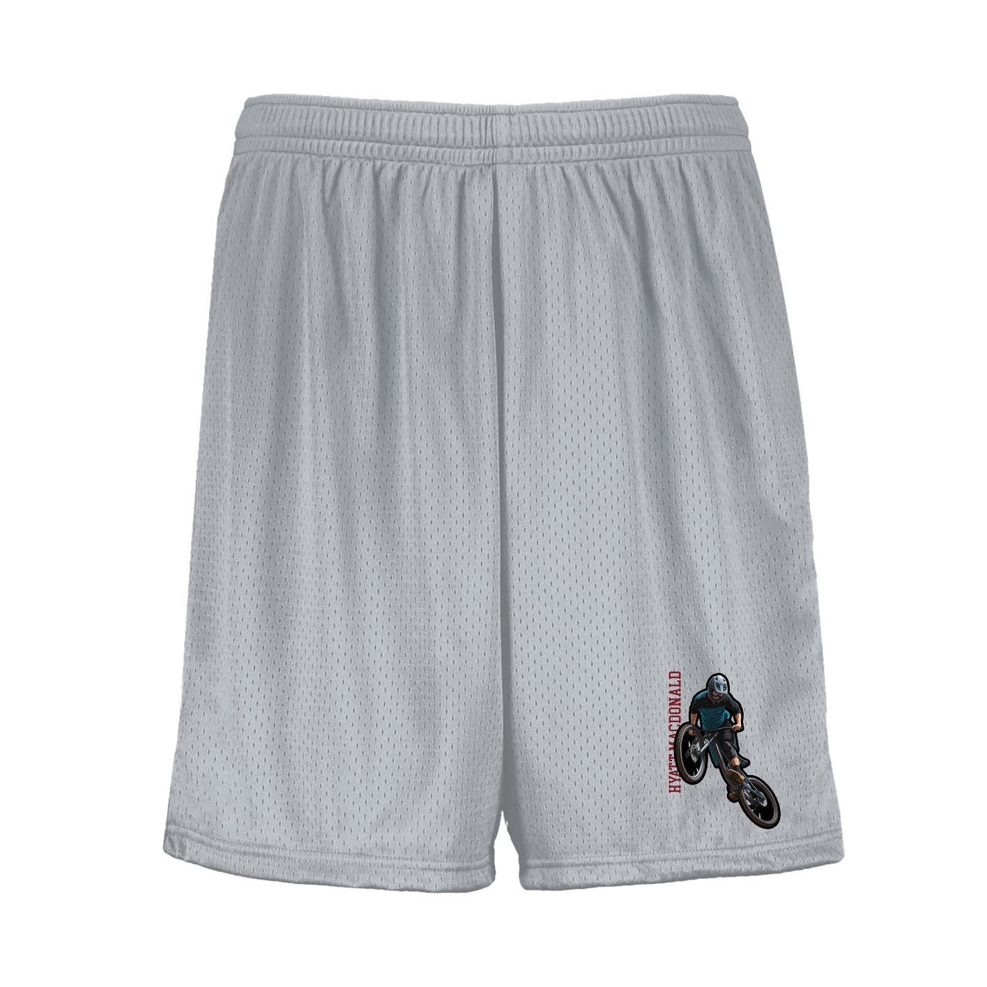 Shorts — Name Vertical in Silver