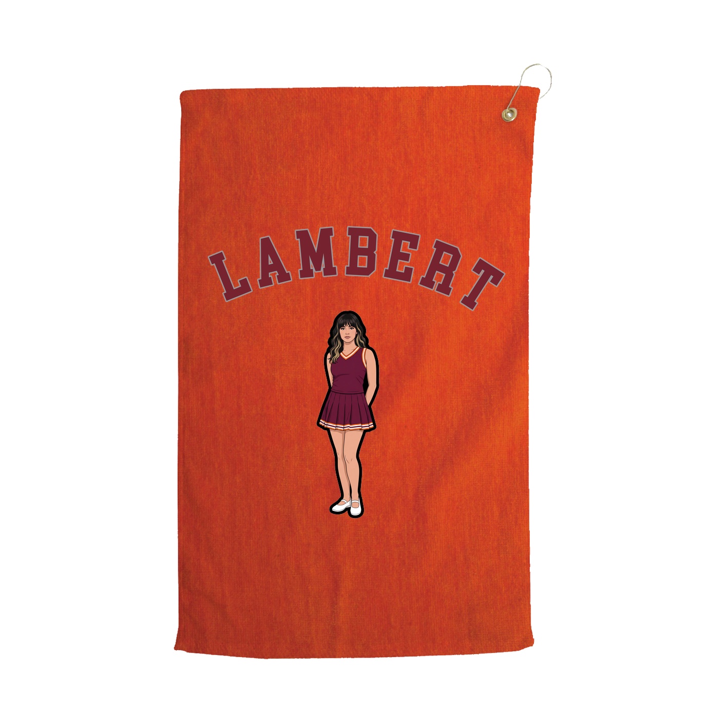 Golf Towel — Shirsey Arch in Orange