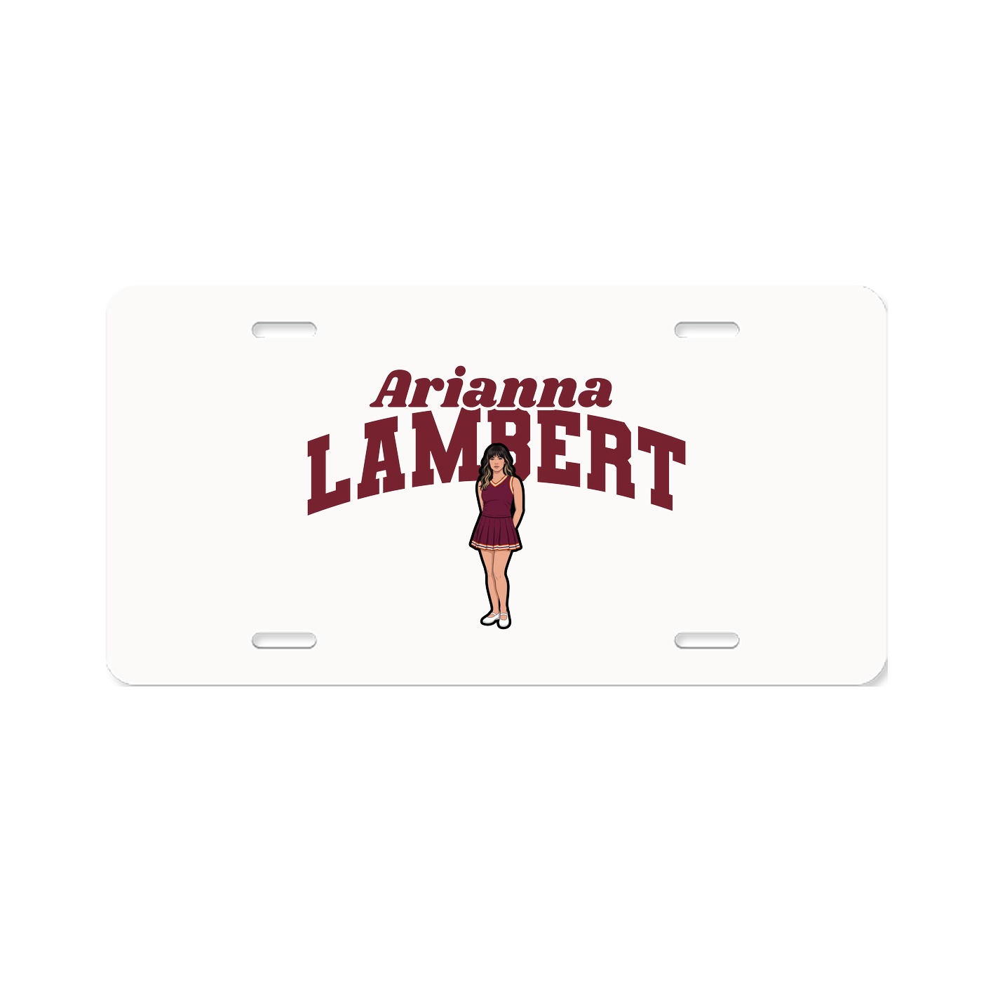License Plate — Signature Arch in Classic