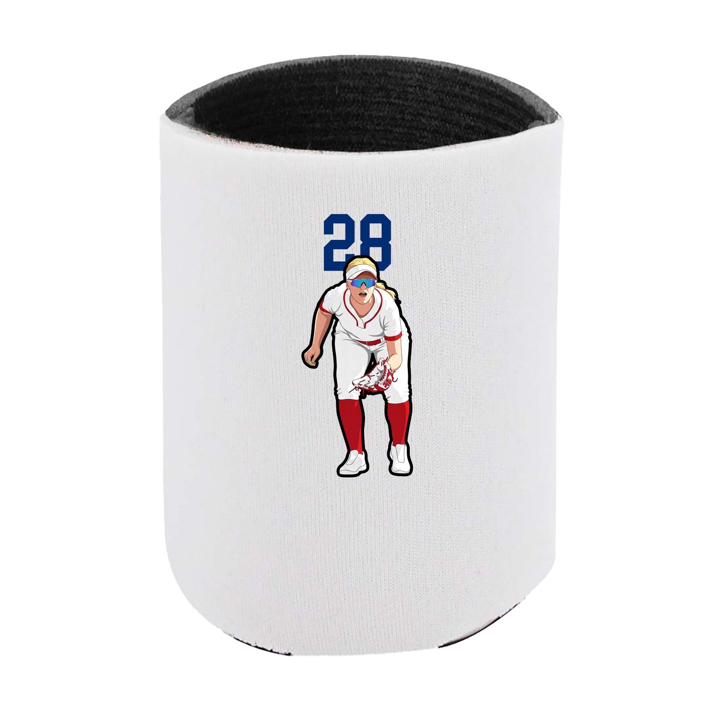 Can Holder — Number Top in White