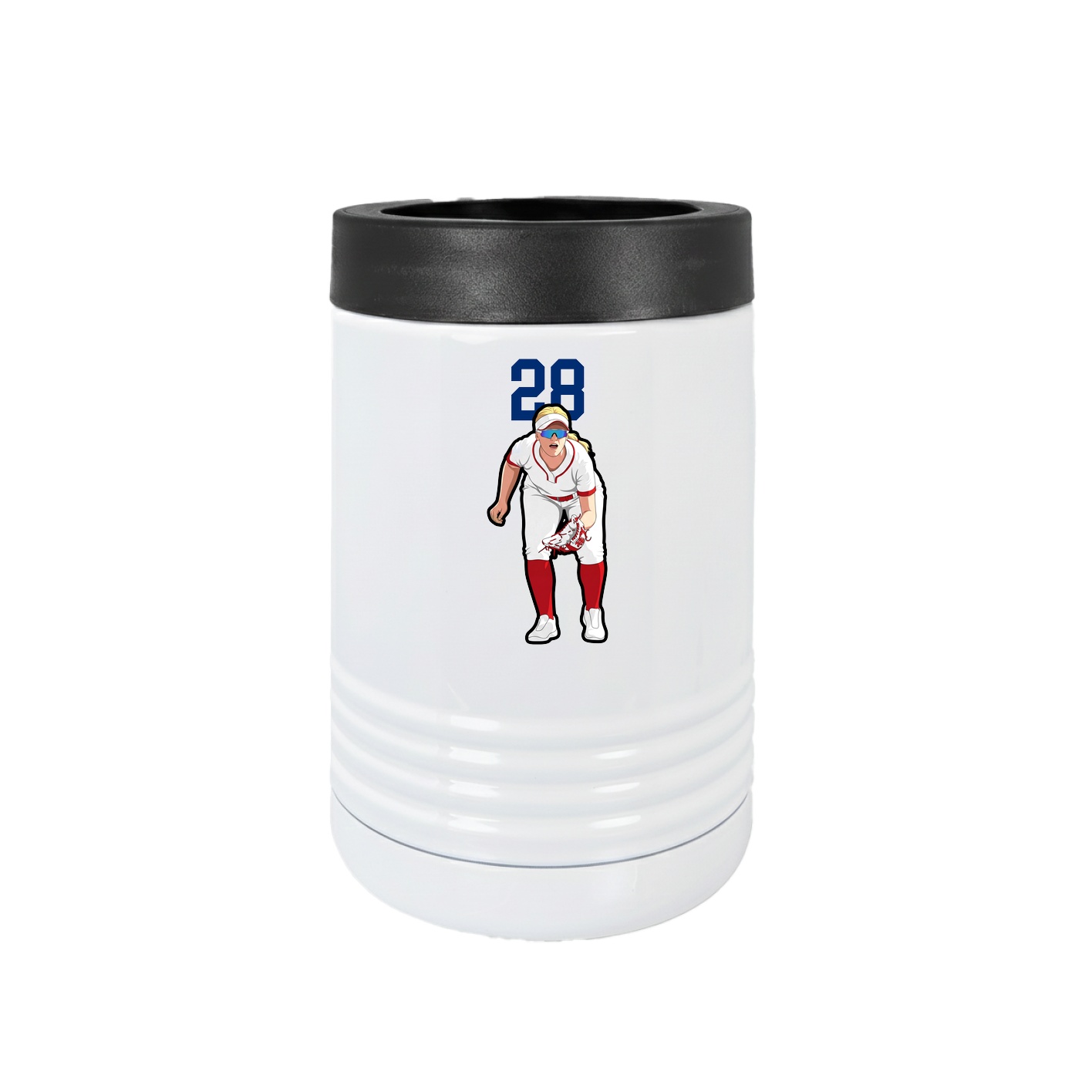 Beverage Holder — Number Top in White