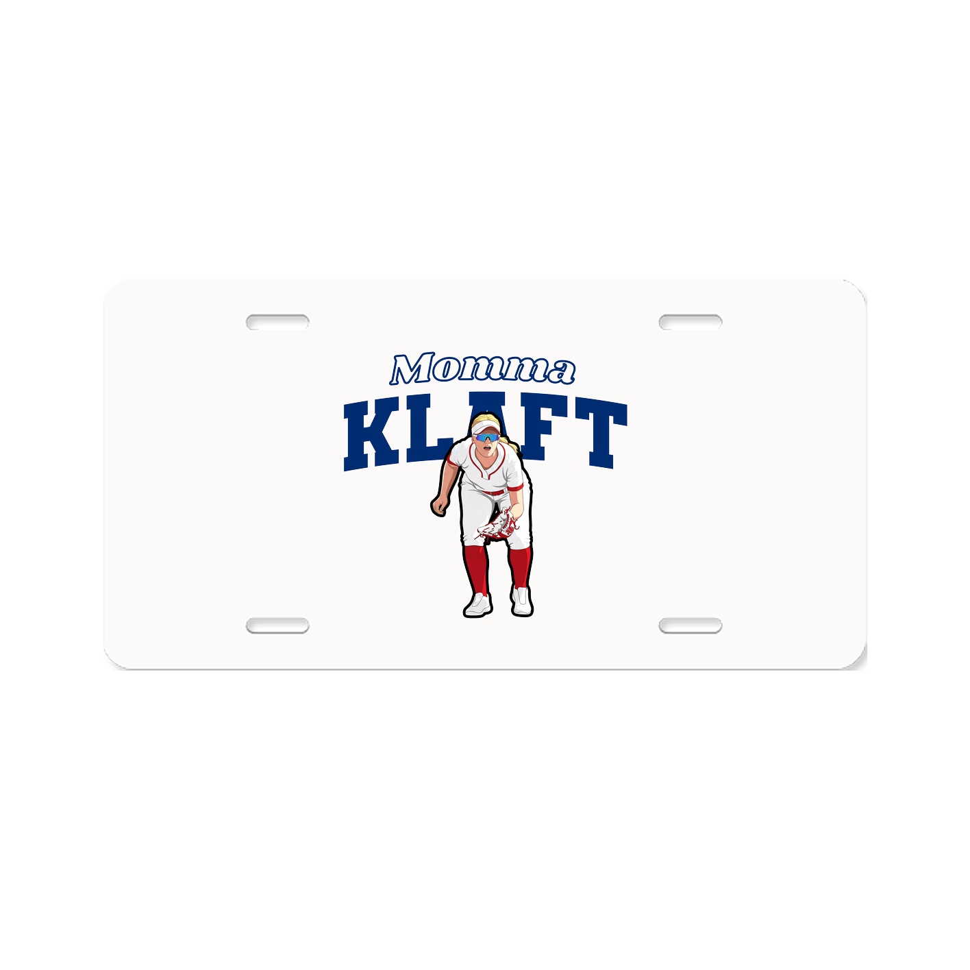 License Plate — Mothers Day Block in Classic