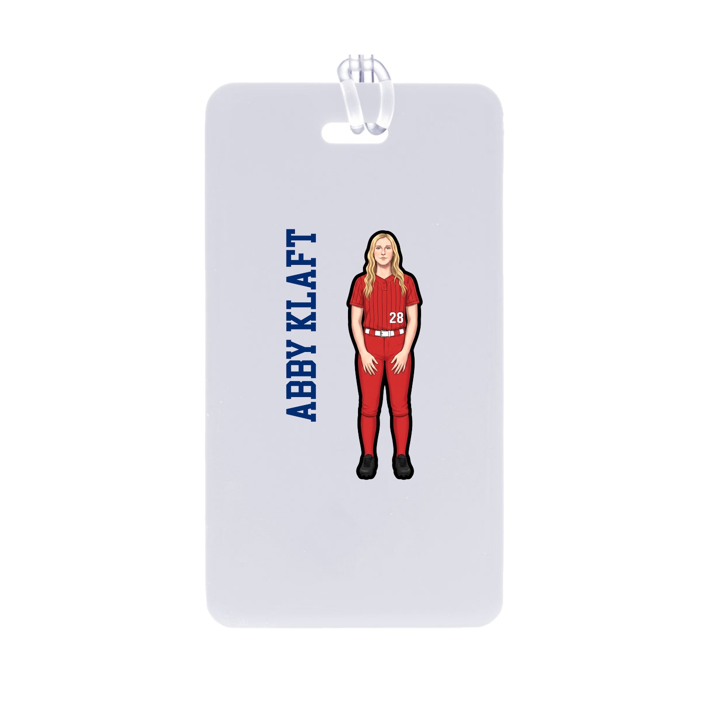 Bag Tag — Name Vertical in Classic