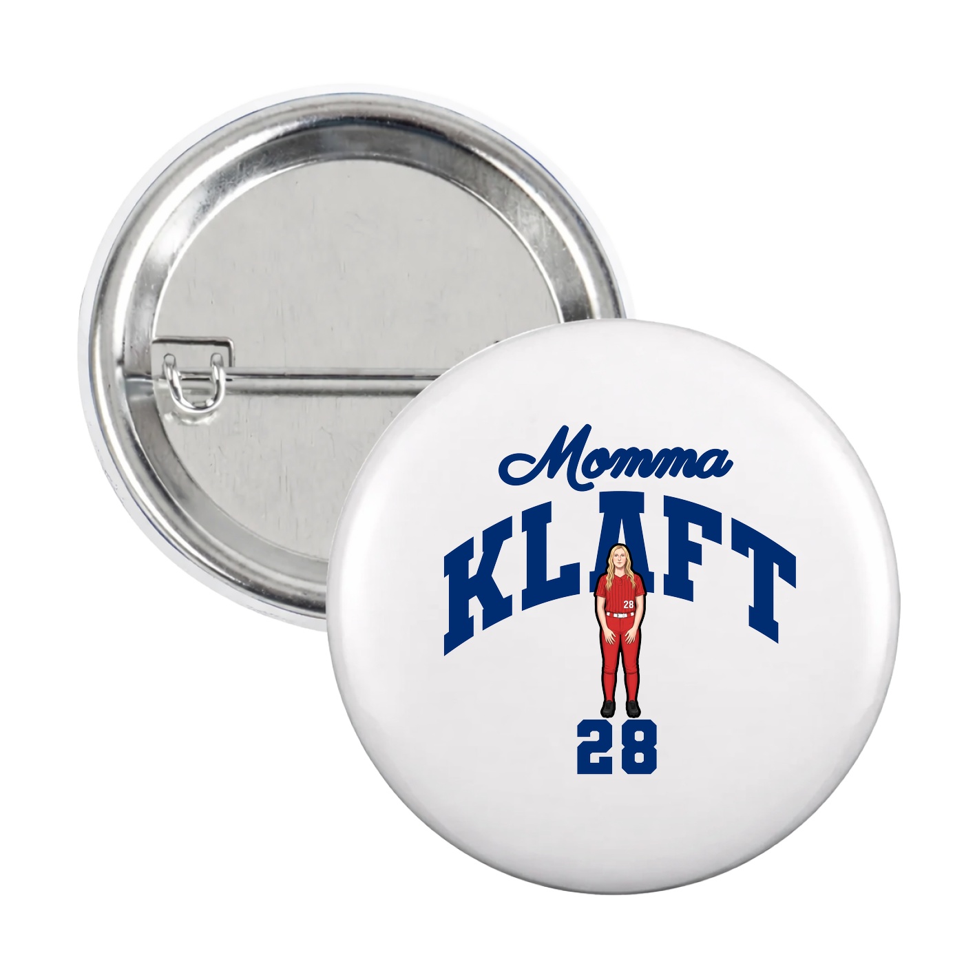 Game Day Button — Mothers Day Arch in White
