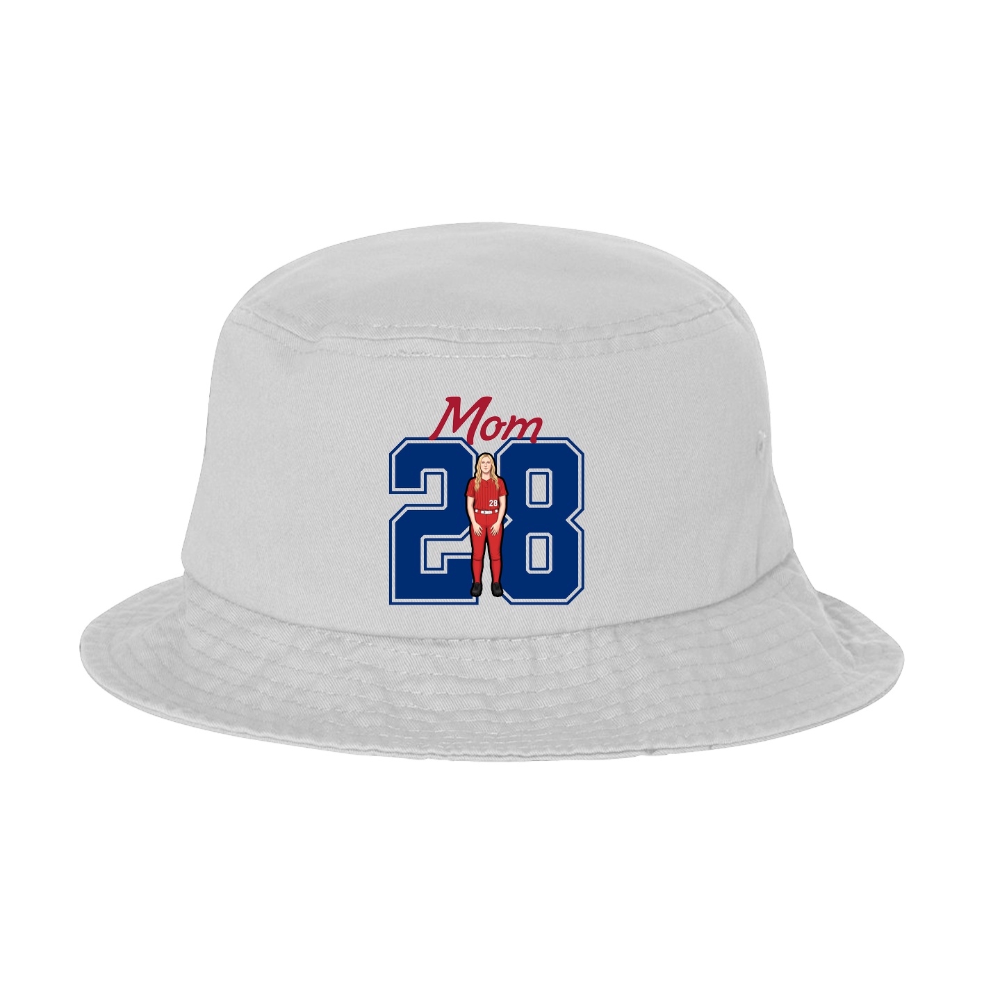Bucket Cap — Mothers Day Shirsey in White
