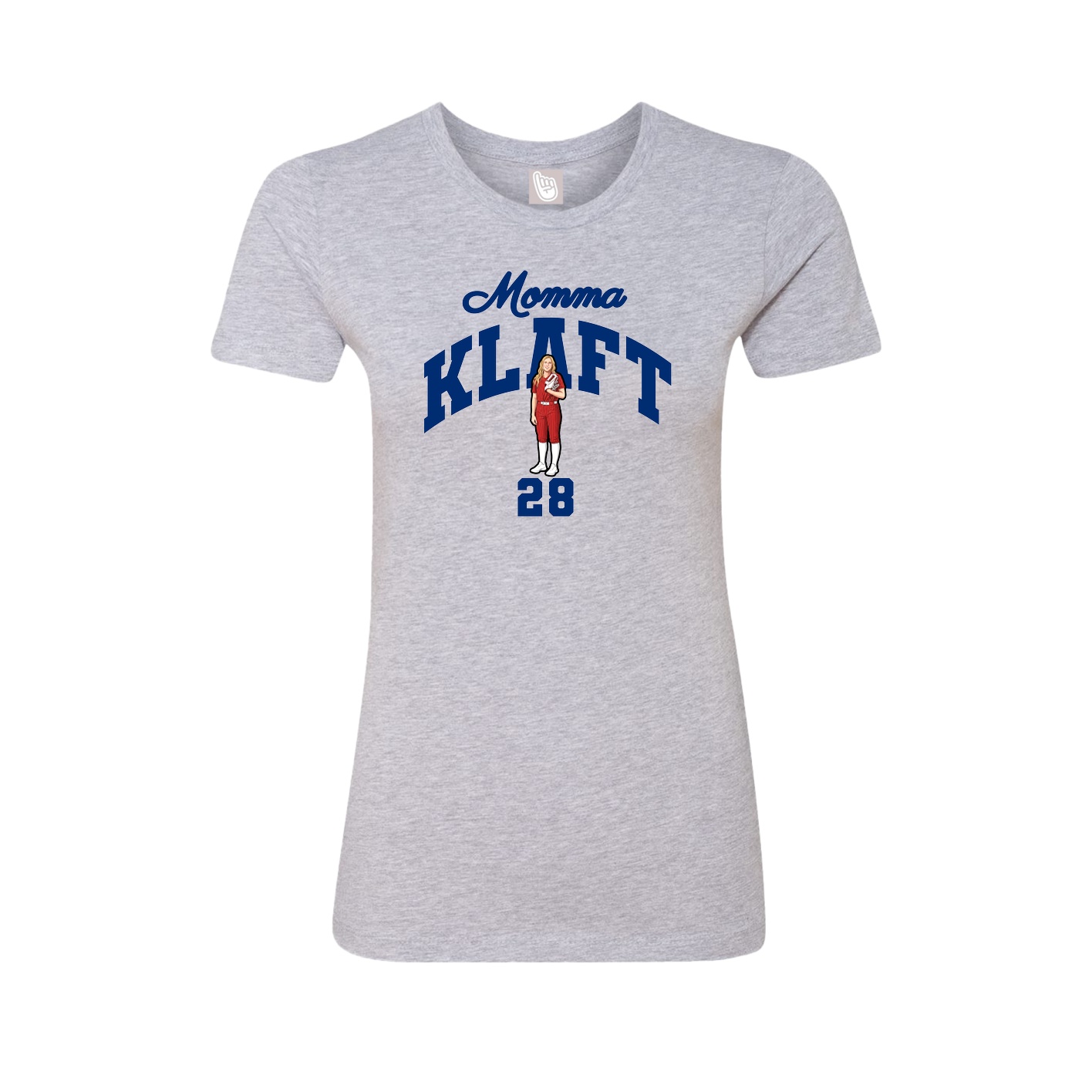 Womens Tee — Mothers Day Arch in Grey