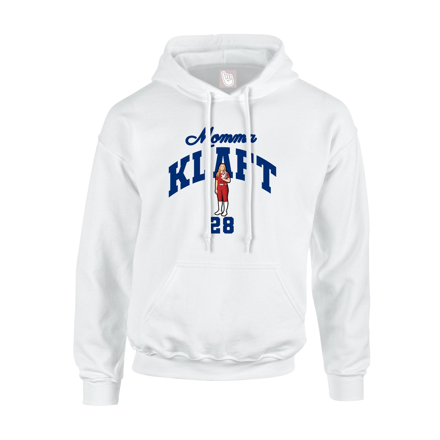 Youth Hoodie — Mothers Day Arch in White