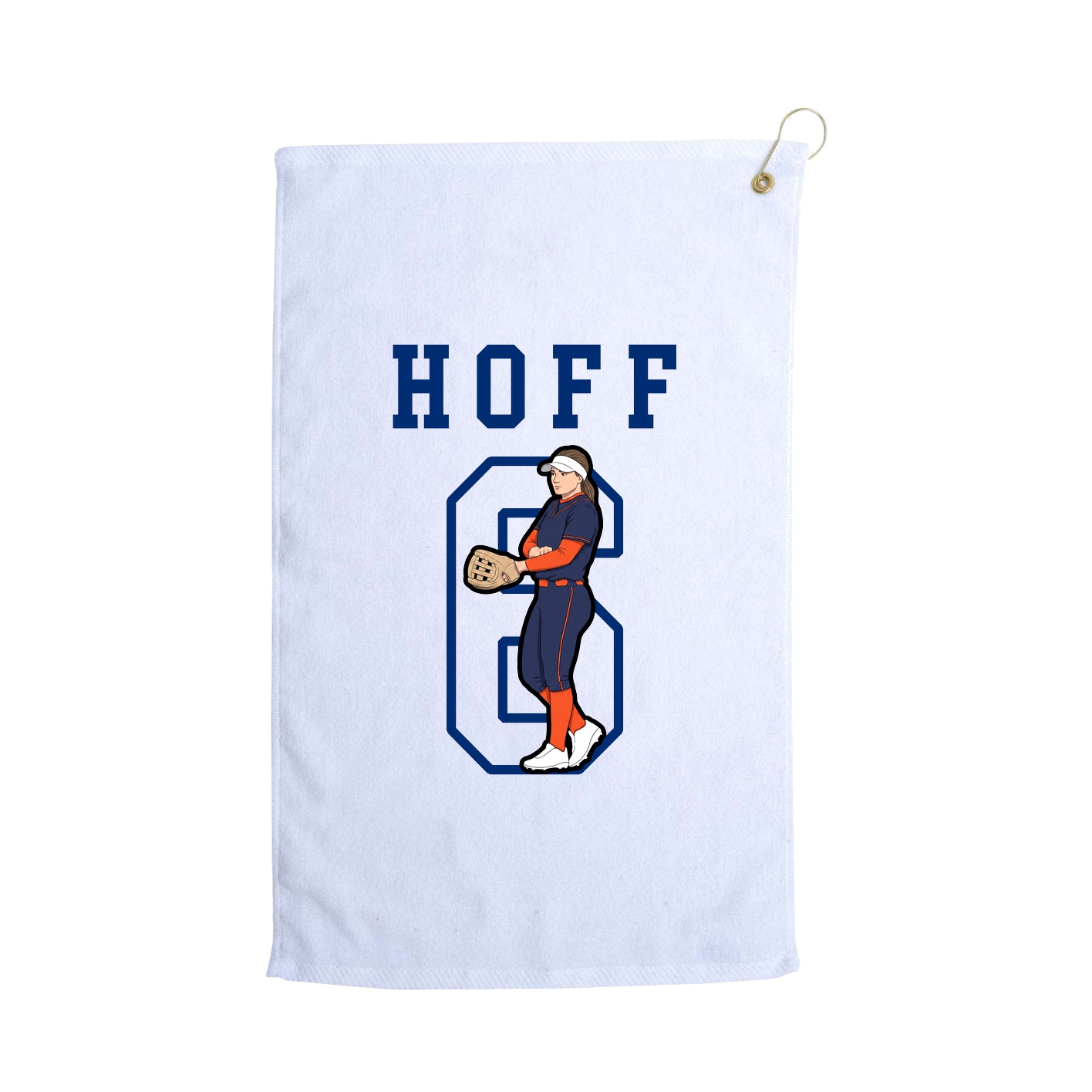 Golf Towel — Shirsey in White
