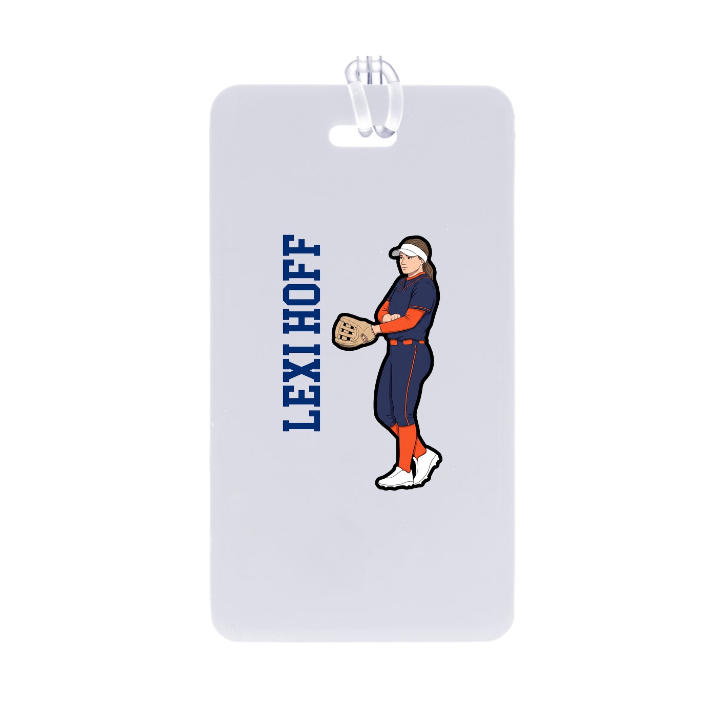 Bag Tag — Name Vertical in Classic