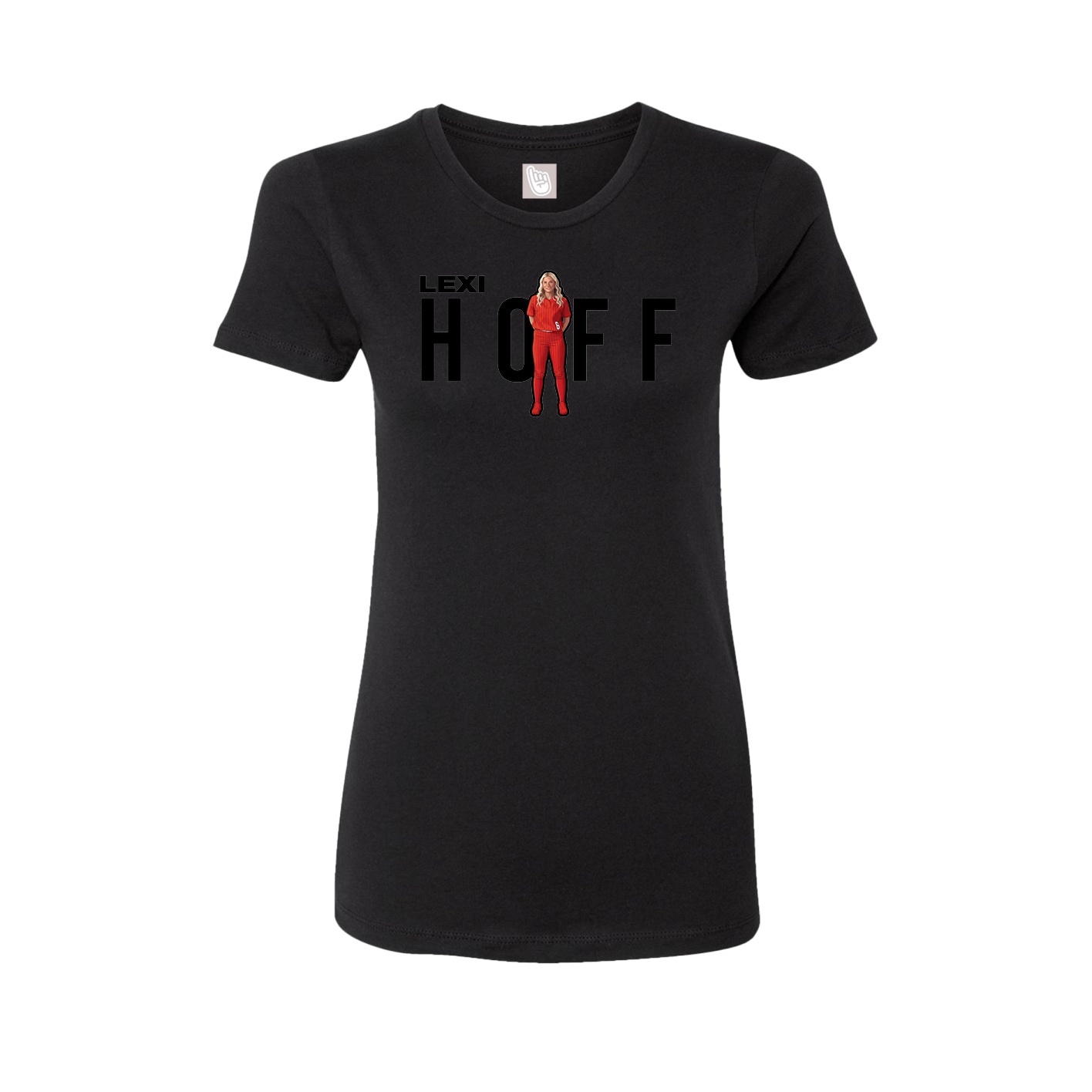 Womens Tee — Player Name in Black