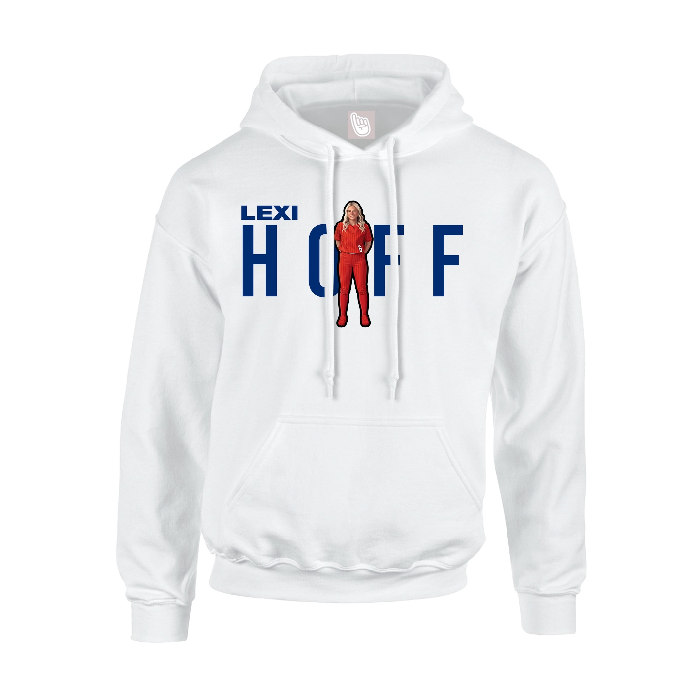 Hoodie — Player Name in White
