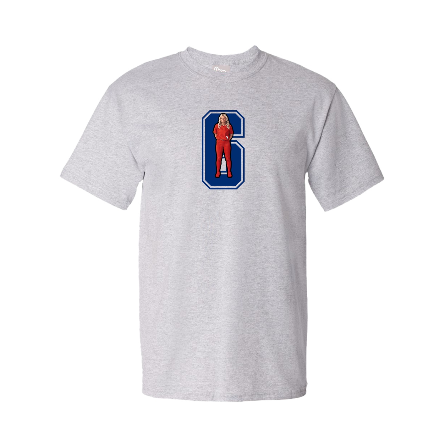 Youth Tee — Number in Grey
