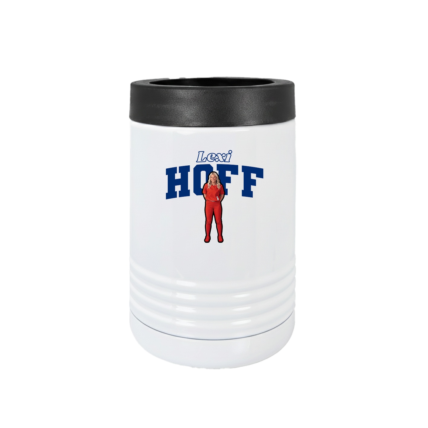 Beverage Holder — Name Arch in White