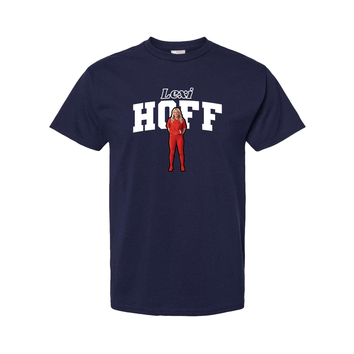 Youth Tee — Name Arch in Navy