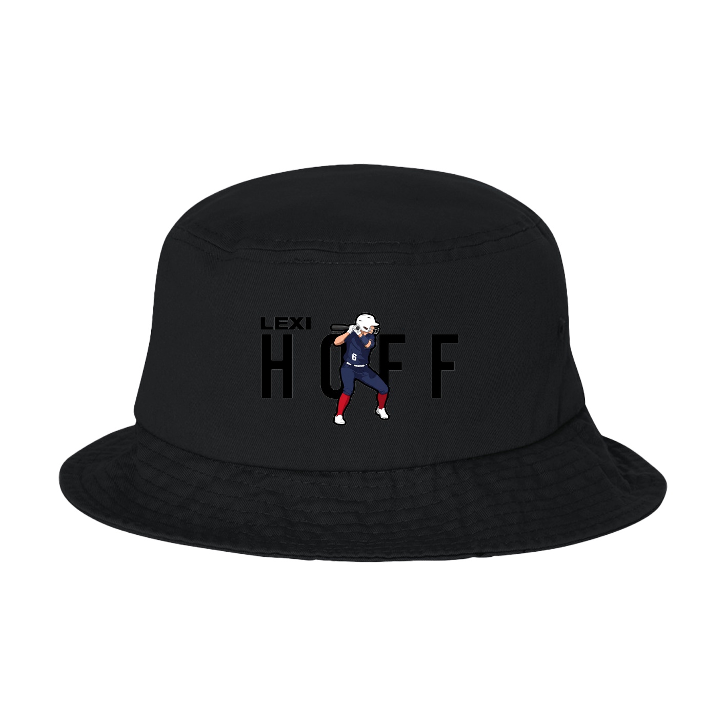 Bucket Cap — Player Name in Black