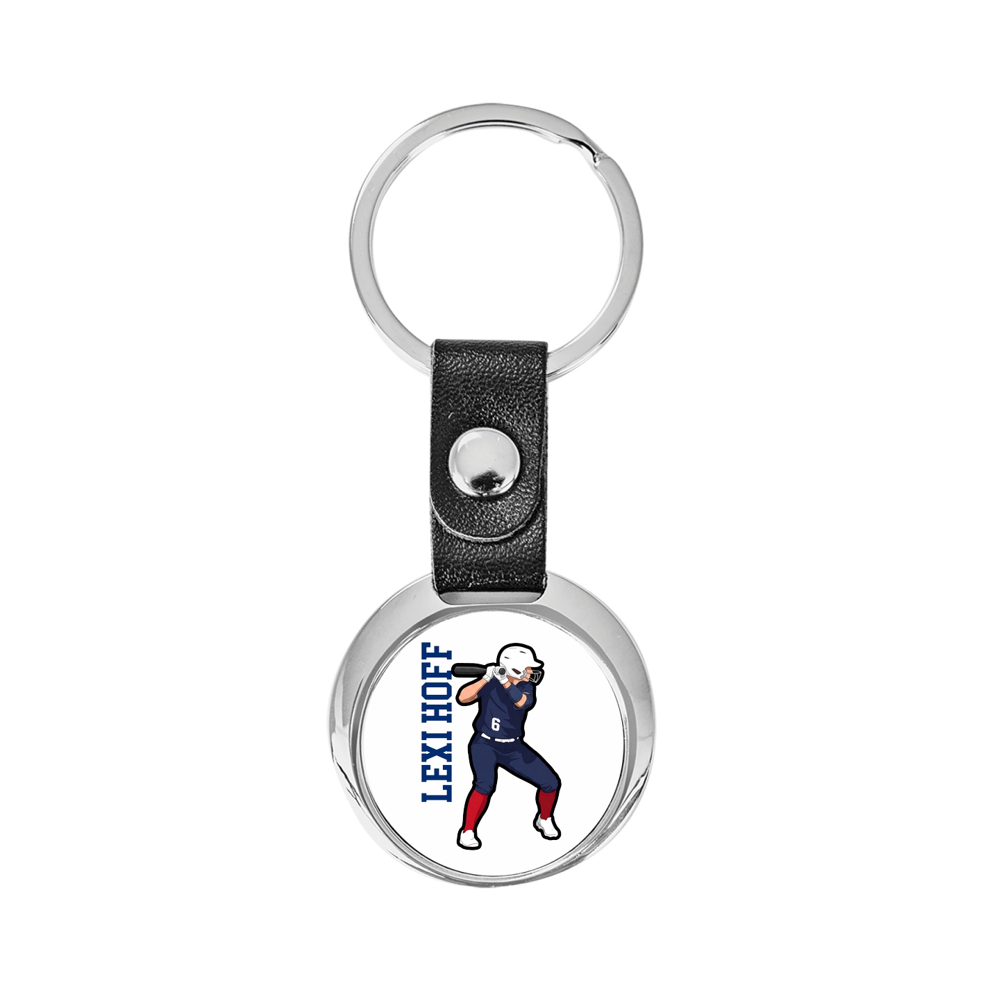 Key Chain — Name Vertical in Classic
