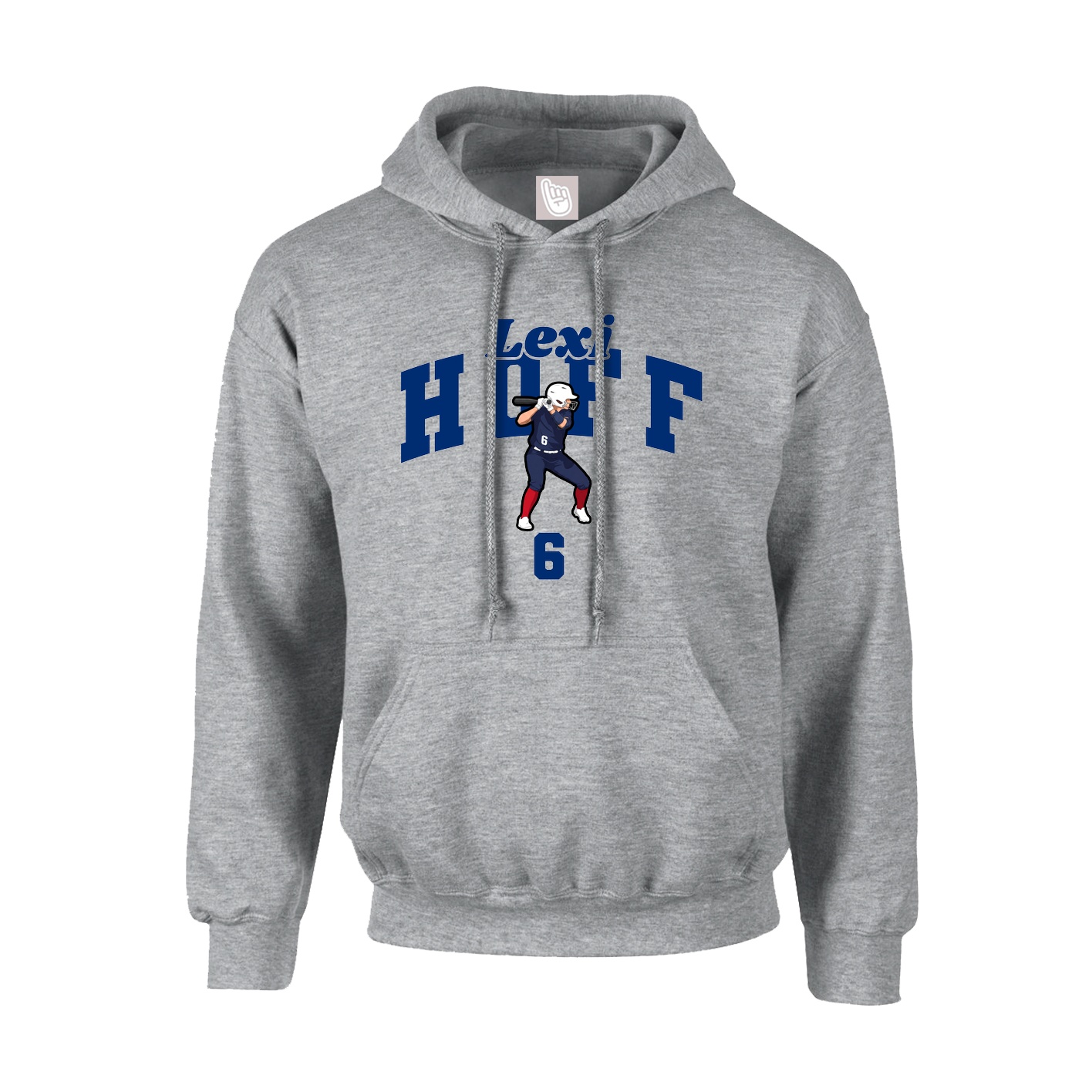 Hoodie — Signature Arch in Grey