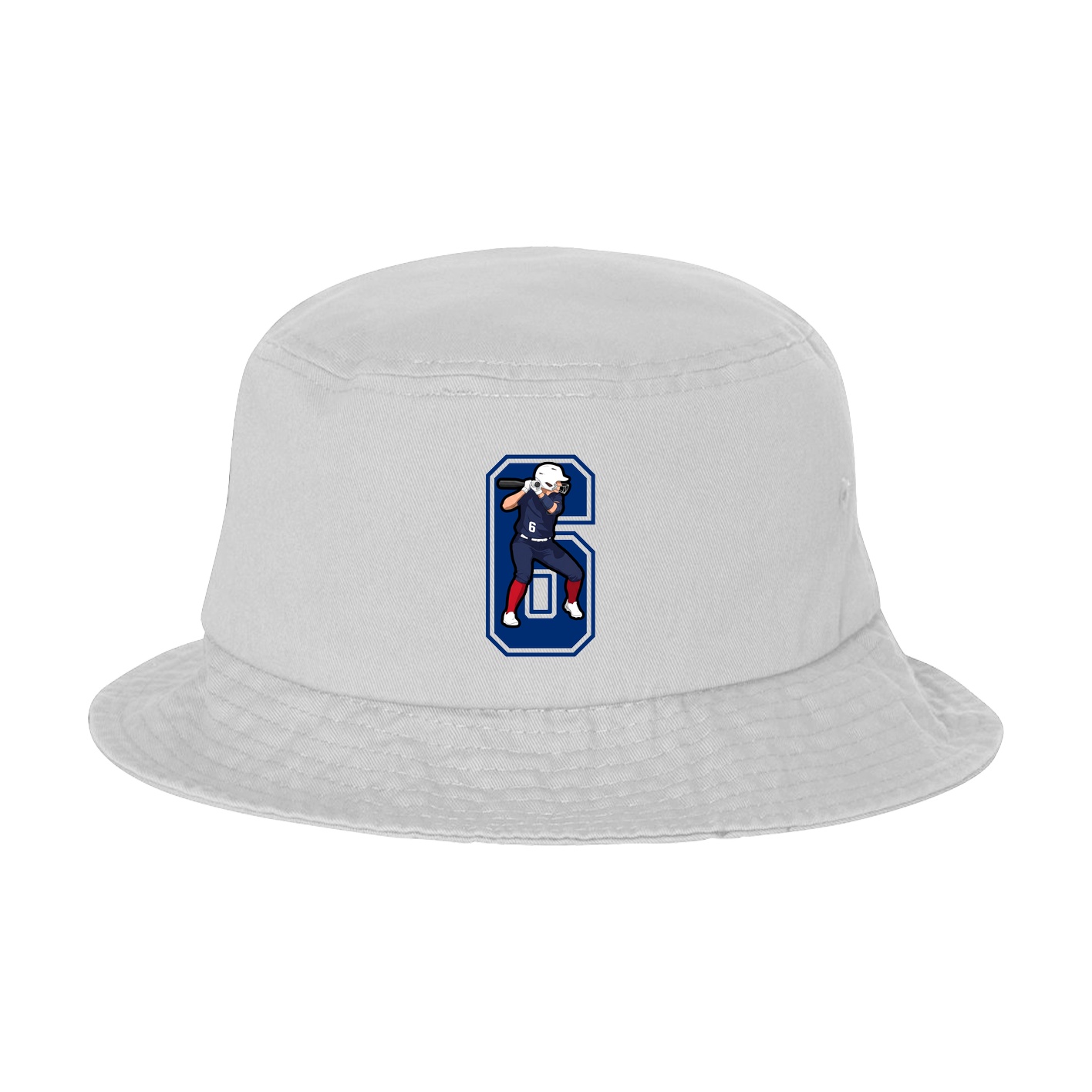 Bucket Cap — Number in White