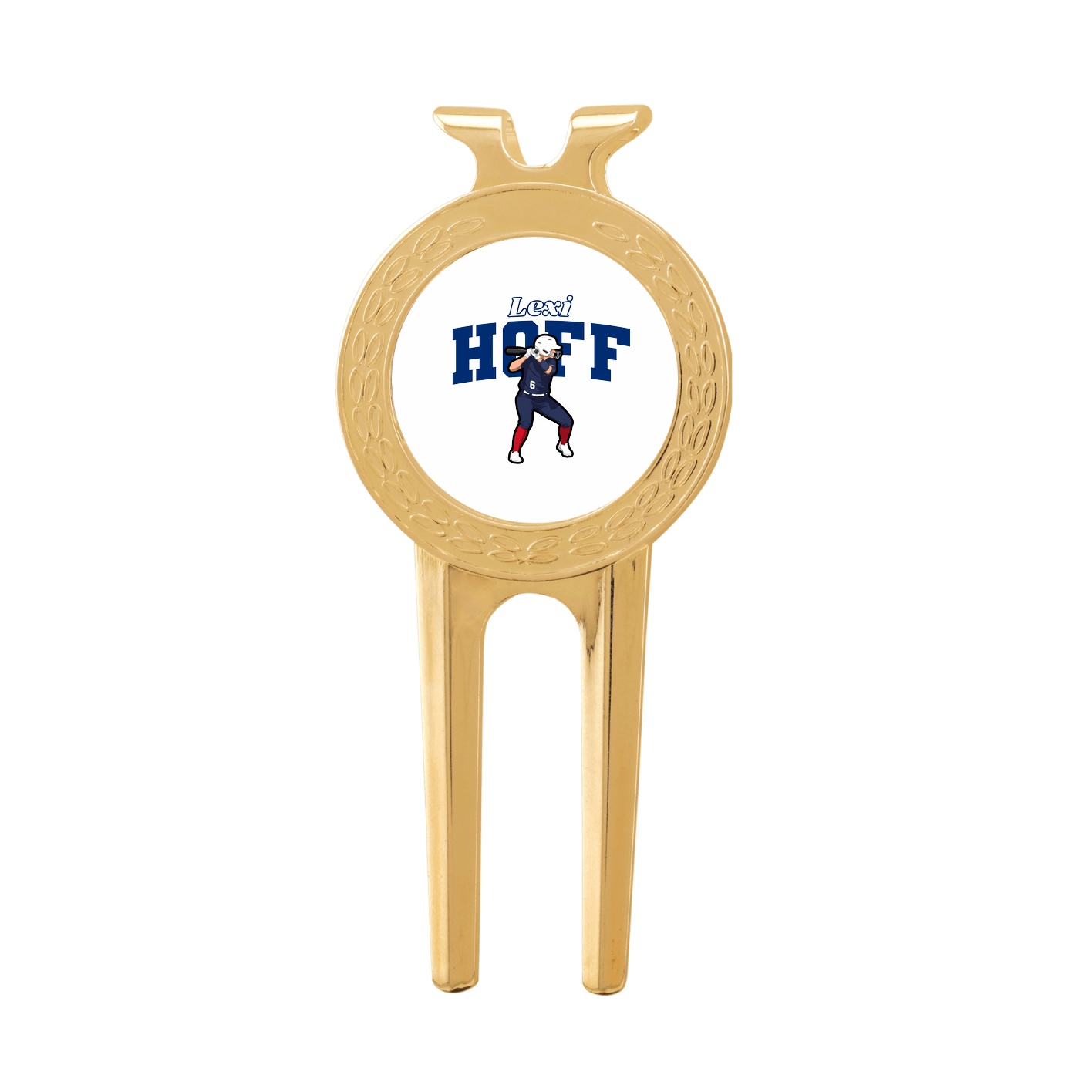 Divot Tool with Ball Marker — Name Arch in Classic