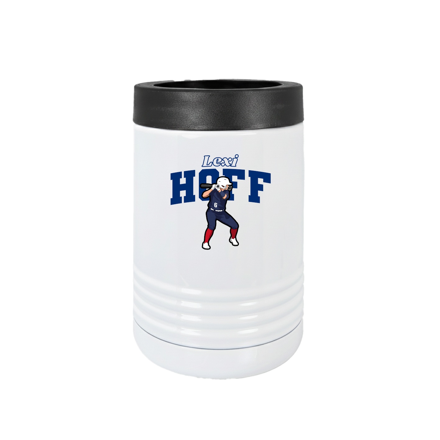Beverage Holder — Name Arch in White