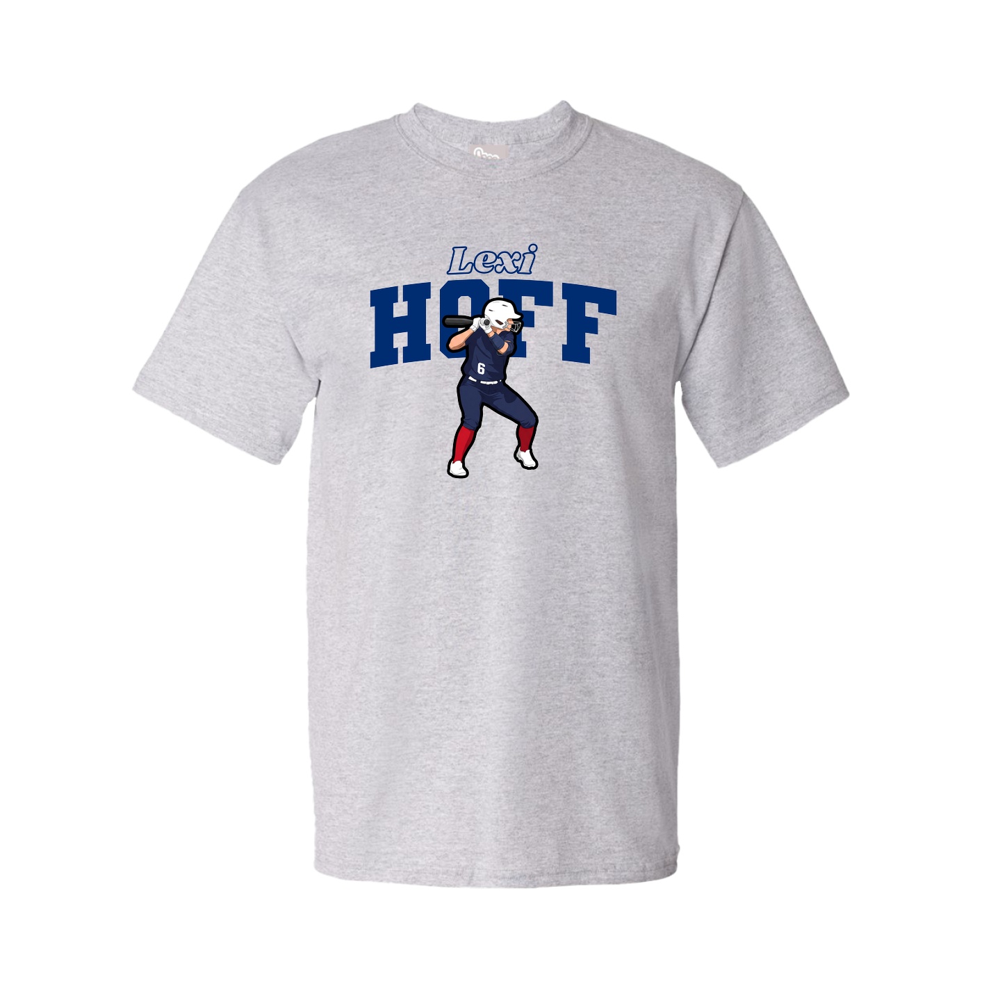Youth Tee — Name Arch in Grey