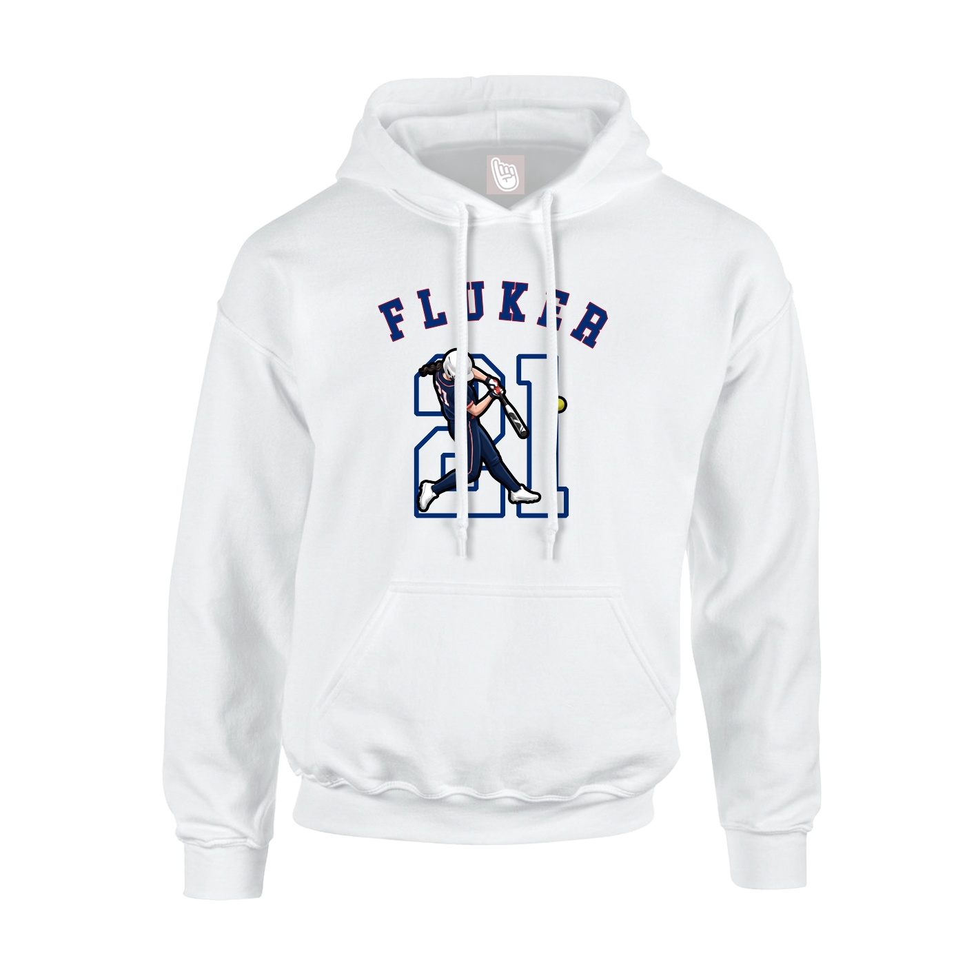 Hoodie — Shirsey Arch in White