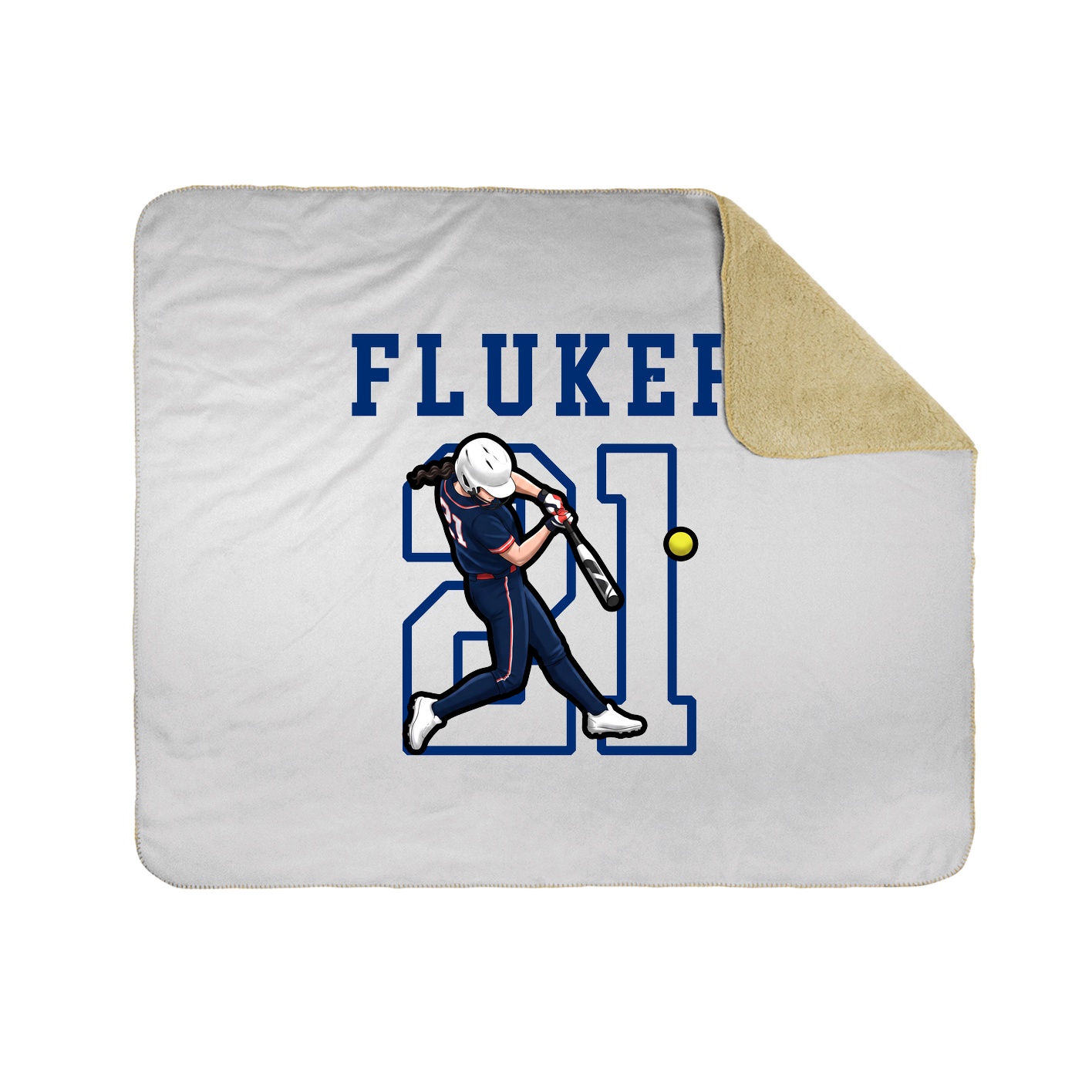 Throw Blanket — Shirsey in White