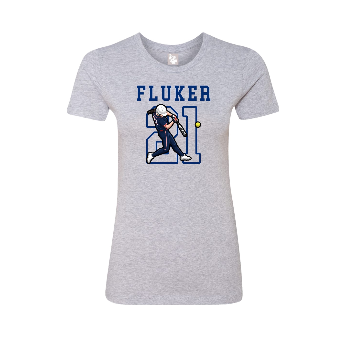 Fitted Women's Tee — Shirsey in Grey