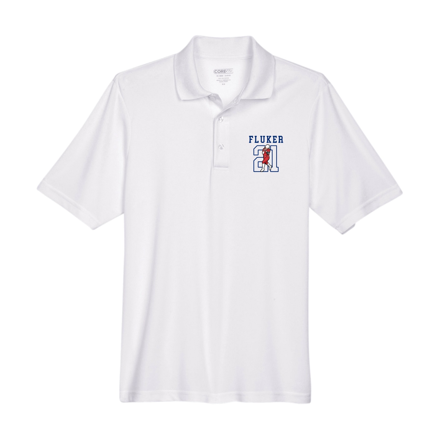 Performance Polo — Shirsey in White