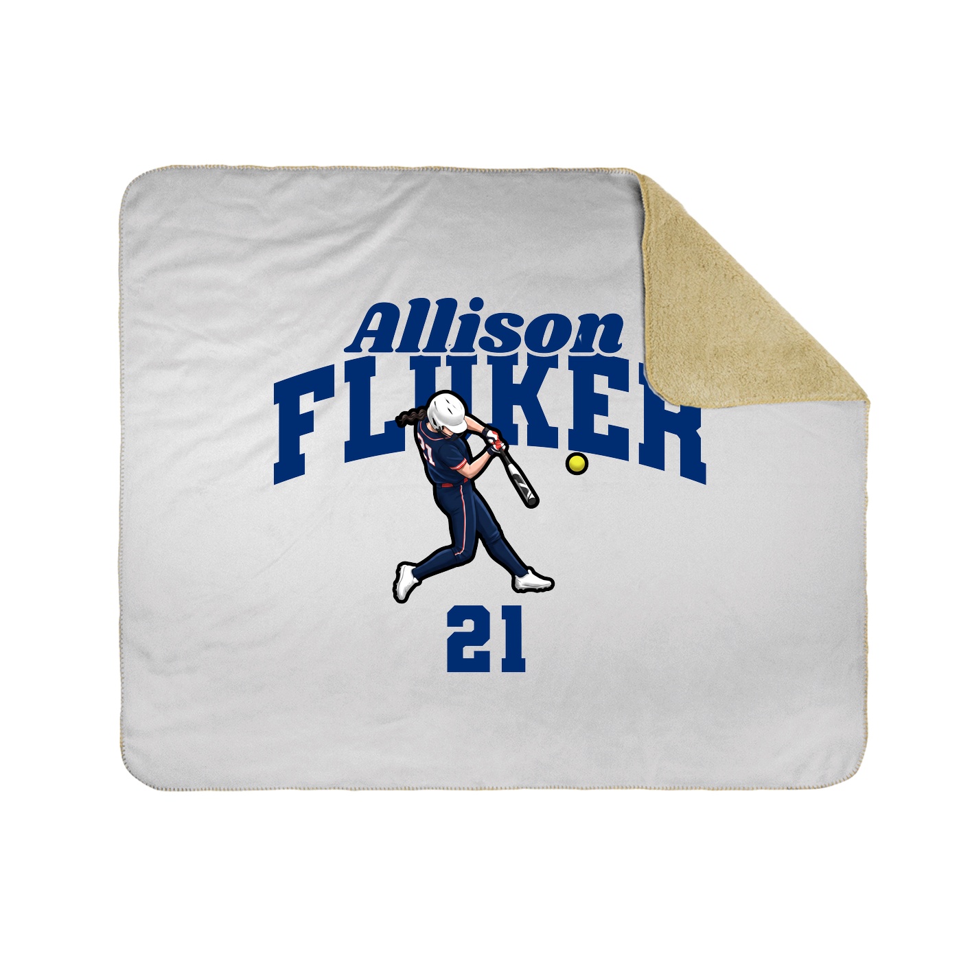 Throw Blanket — Signature Arch in White