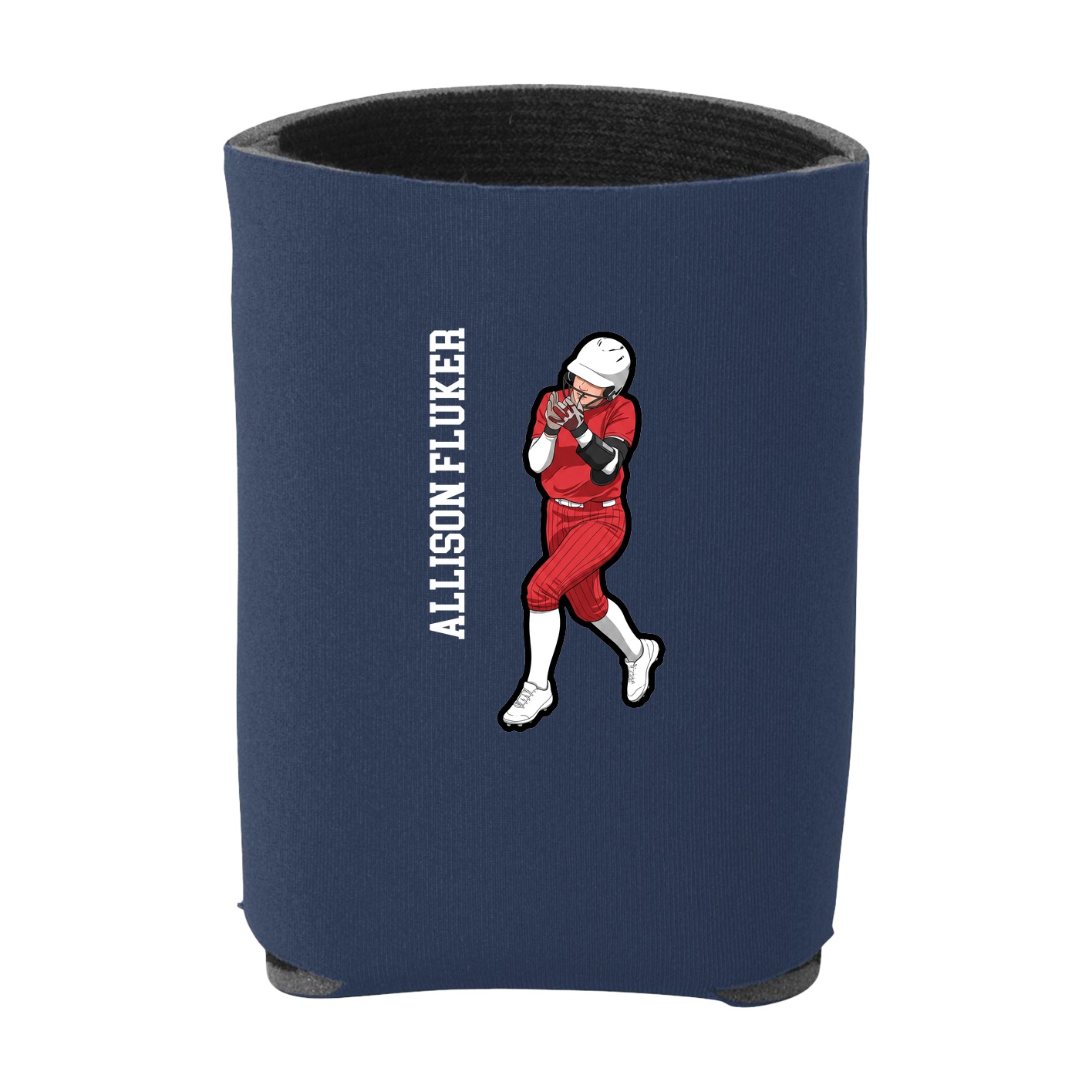 Can Holder — Name Vertical in Navy