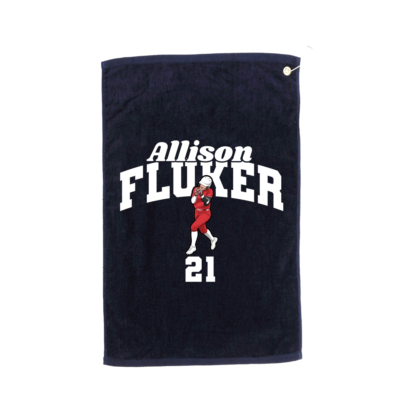 Golf Towel — Signature Arch in Navy