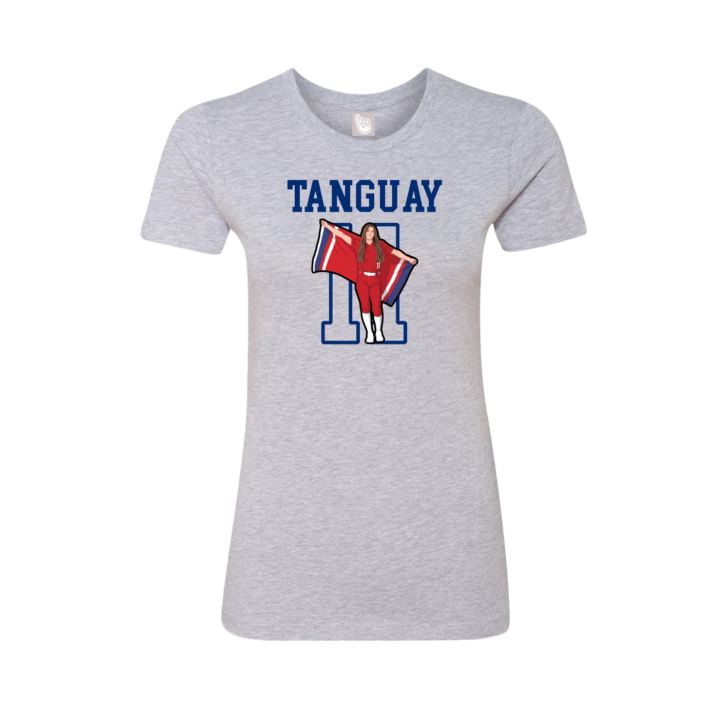 Fitted Women's Tee — Shirsey in Grey