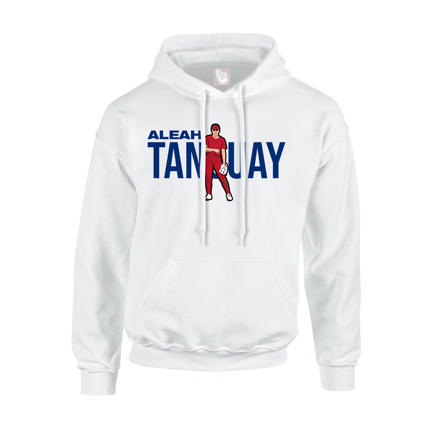 Hoodie — Player Name in White