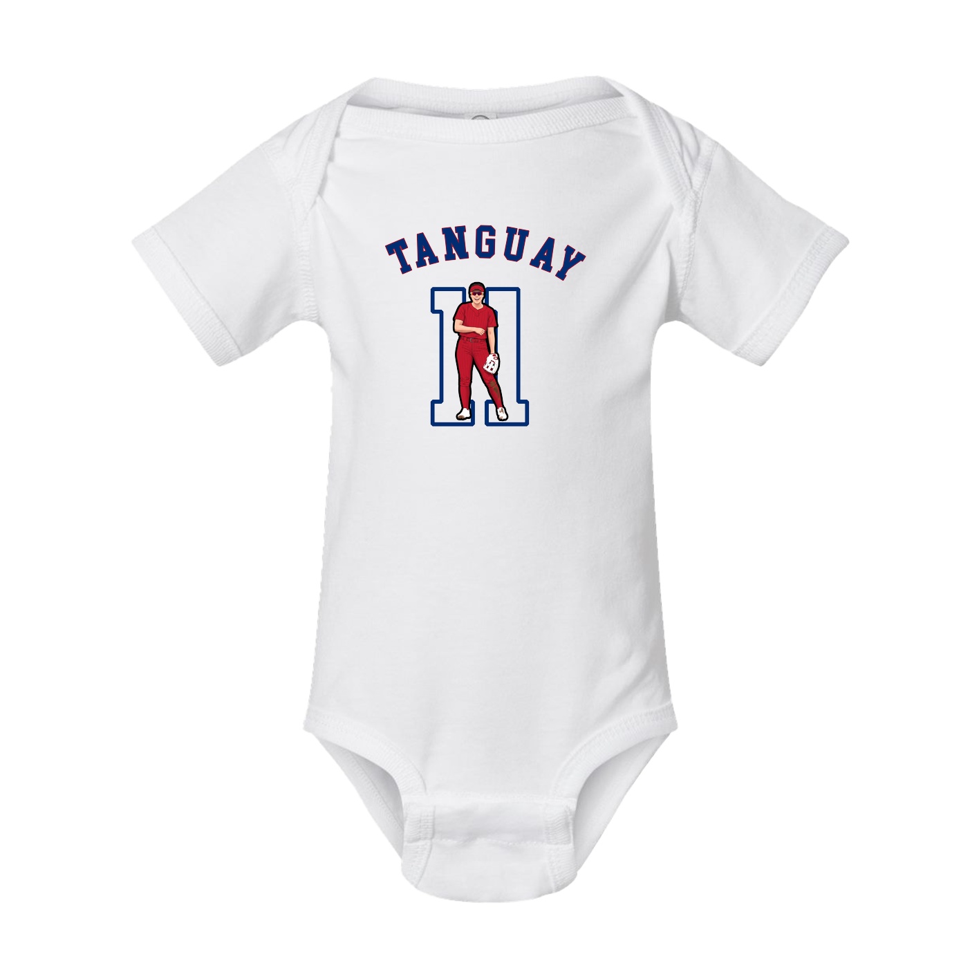 Baby Onesie — Shirsey Arch in White