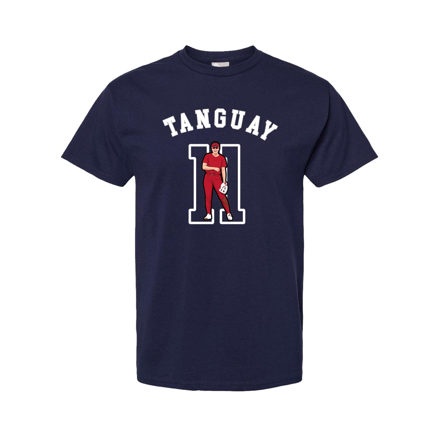 Youth Tee — Shirsey Arch in Navy