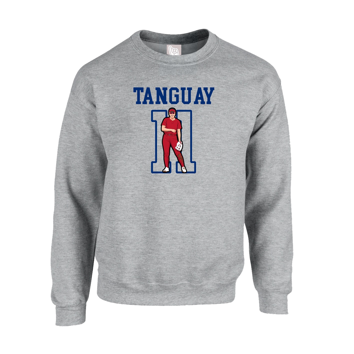 Fleece Crew — Shirsey in Grey