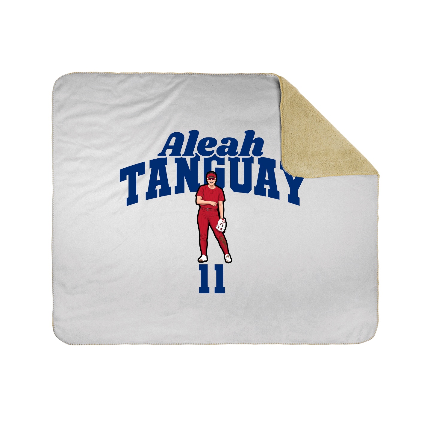 Throw Blanket — Signature Arch in White