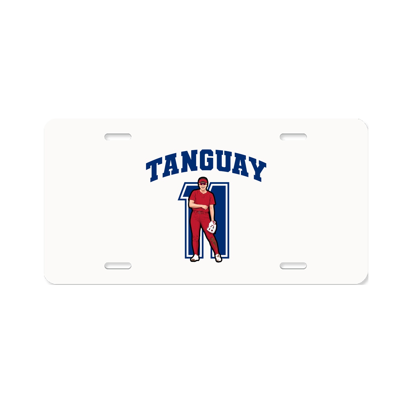 License Plate — Number in Classic