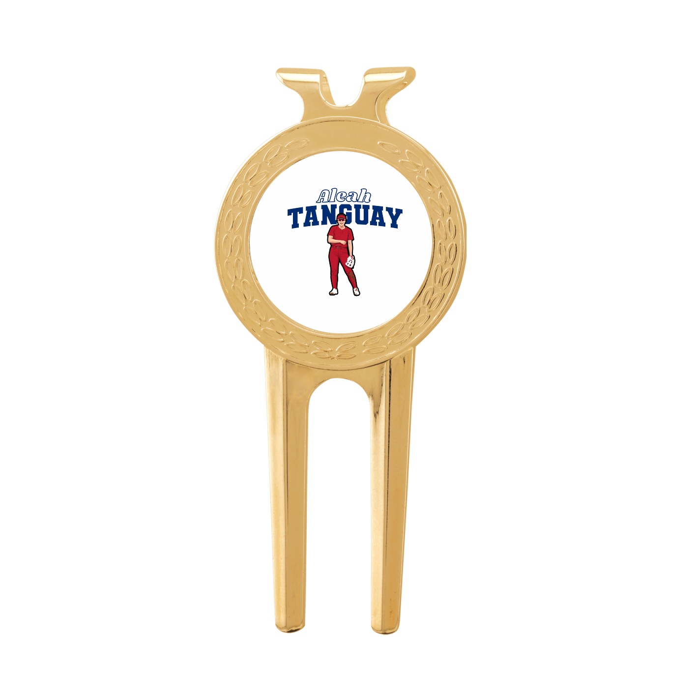 Divot Tool with Ball Marker — Name Arch in Classic