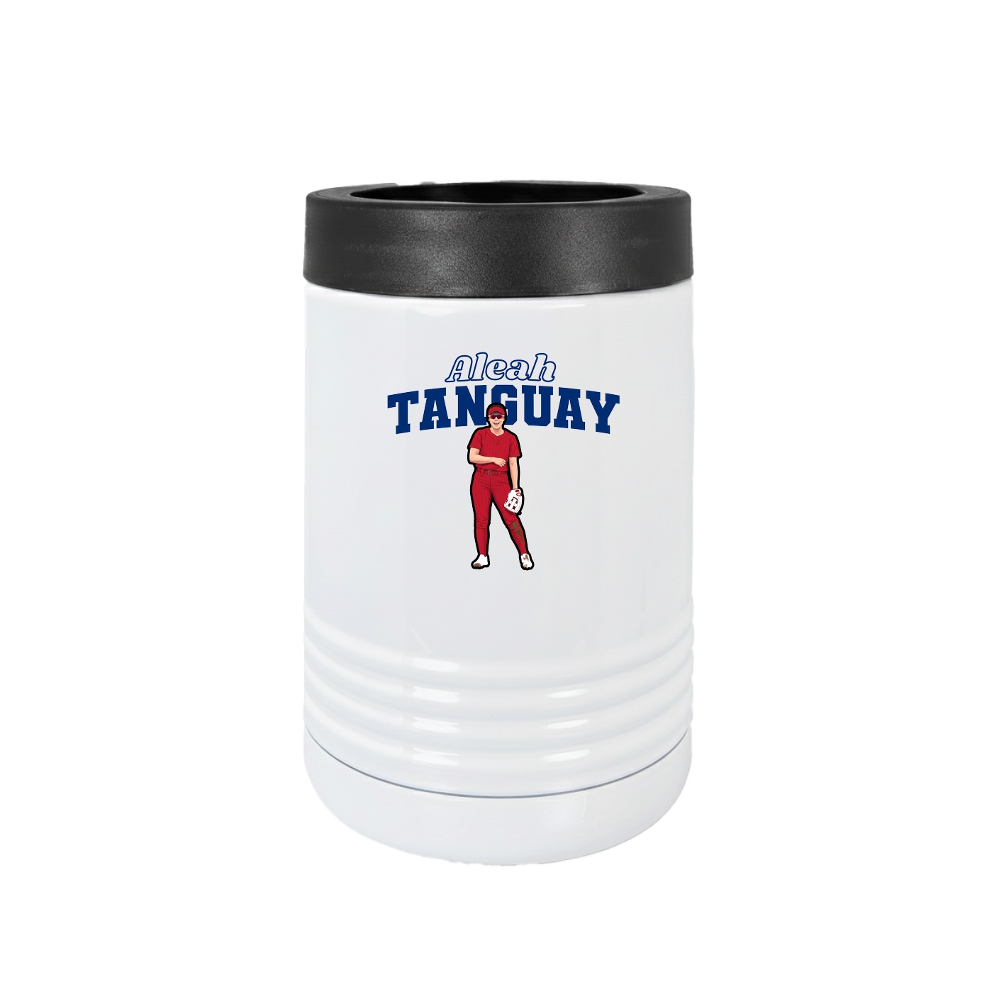 Beverage Holder — Name Arch in White