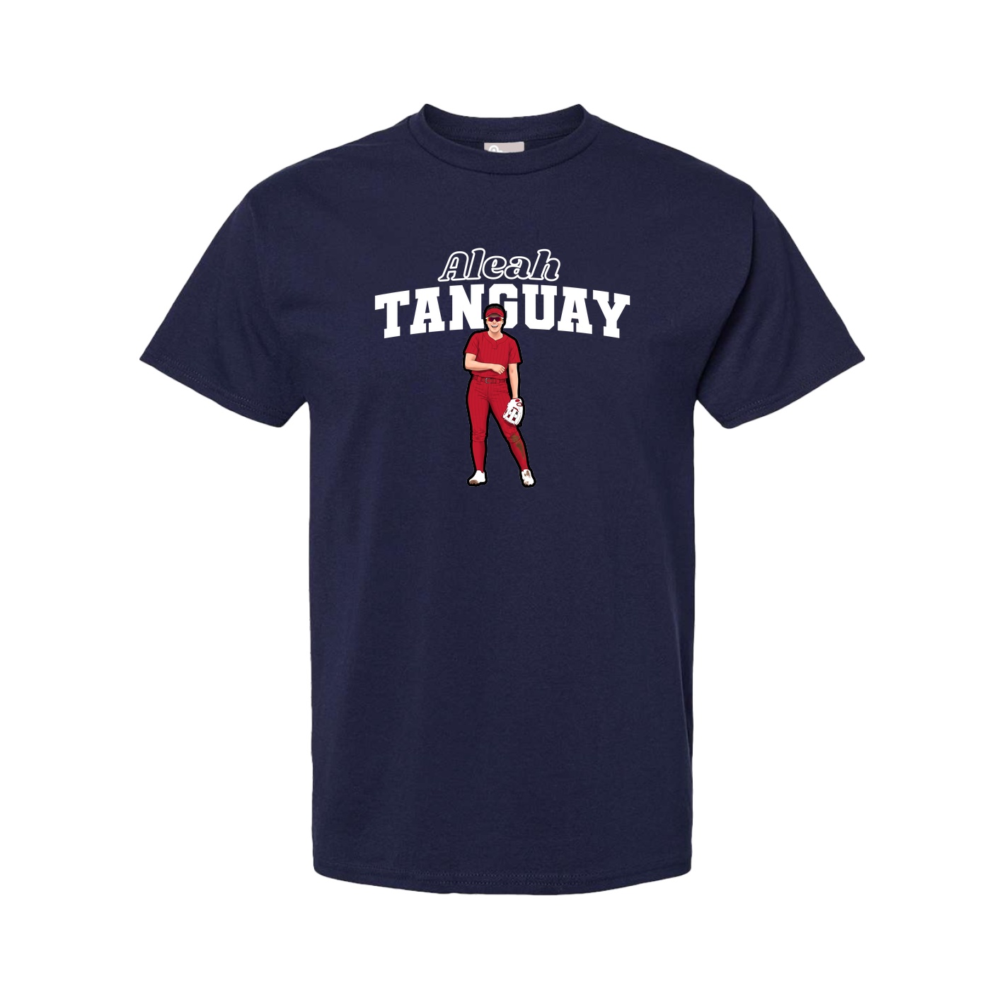 Tee — Name Arch in Navy