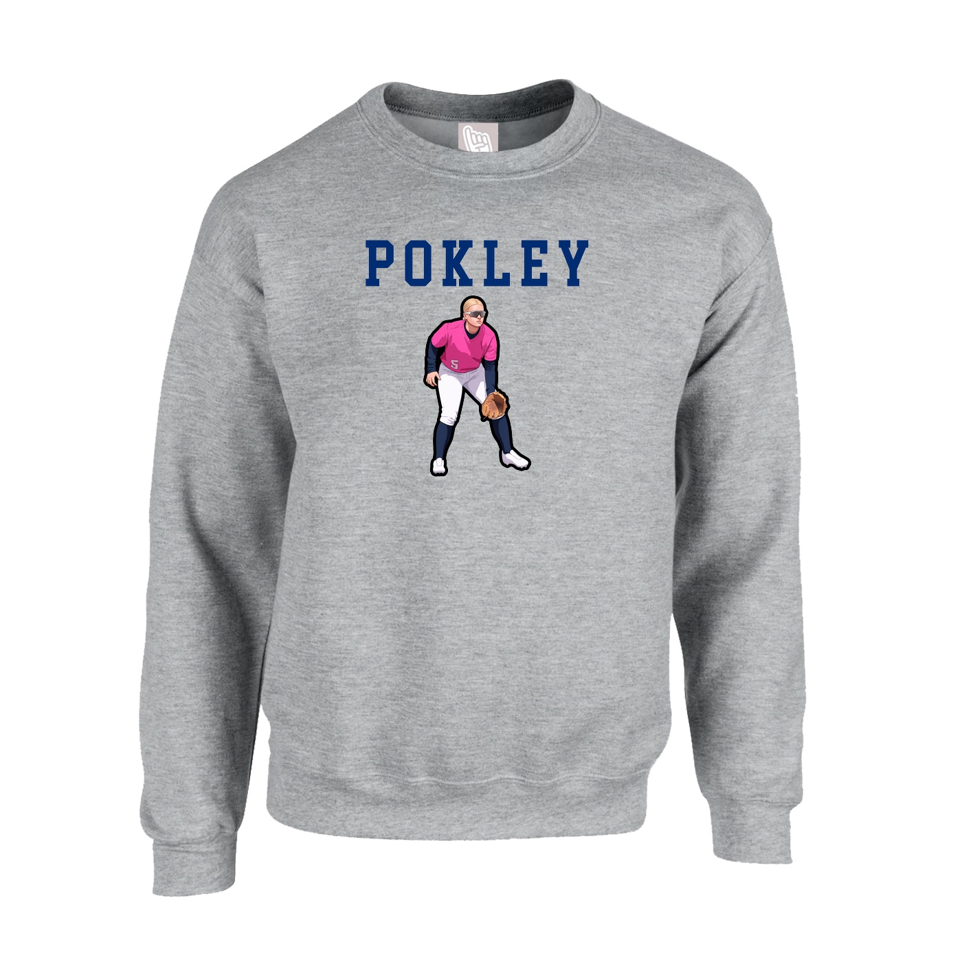 Fleece Crew — Shirsey in Grey