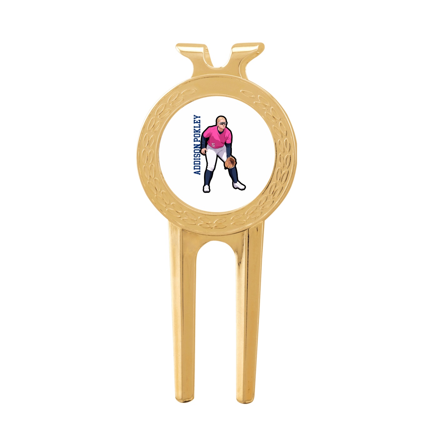 Divot Tool with Ball Marker — Name Vertical in Classic