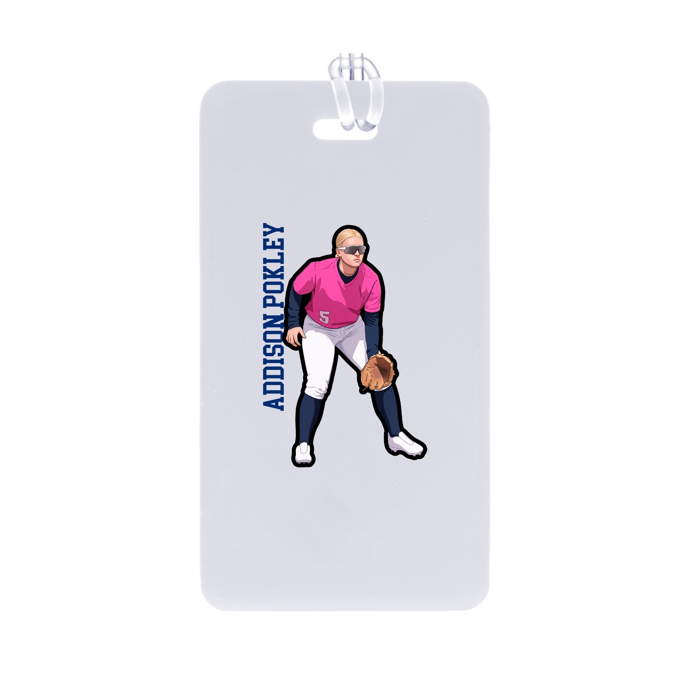 Bag Tag — Name Vertical in Classic