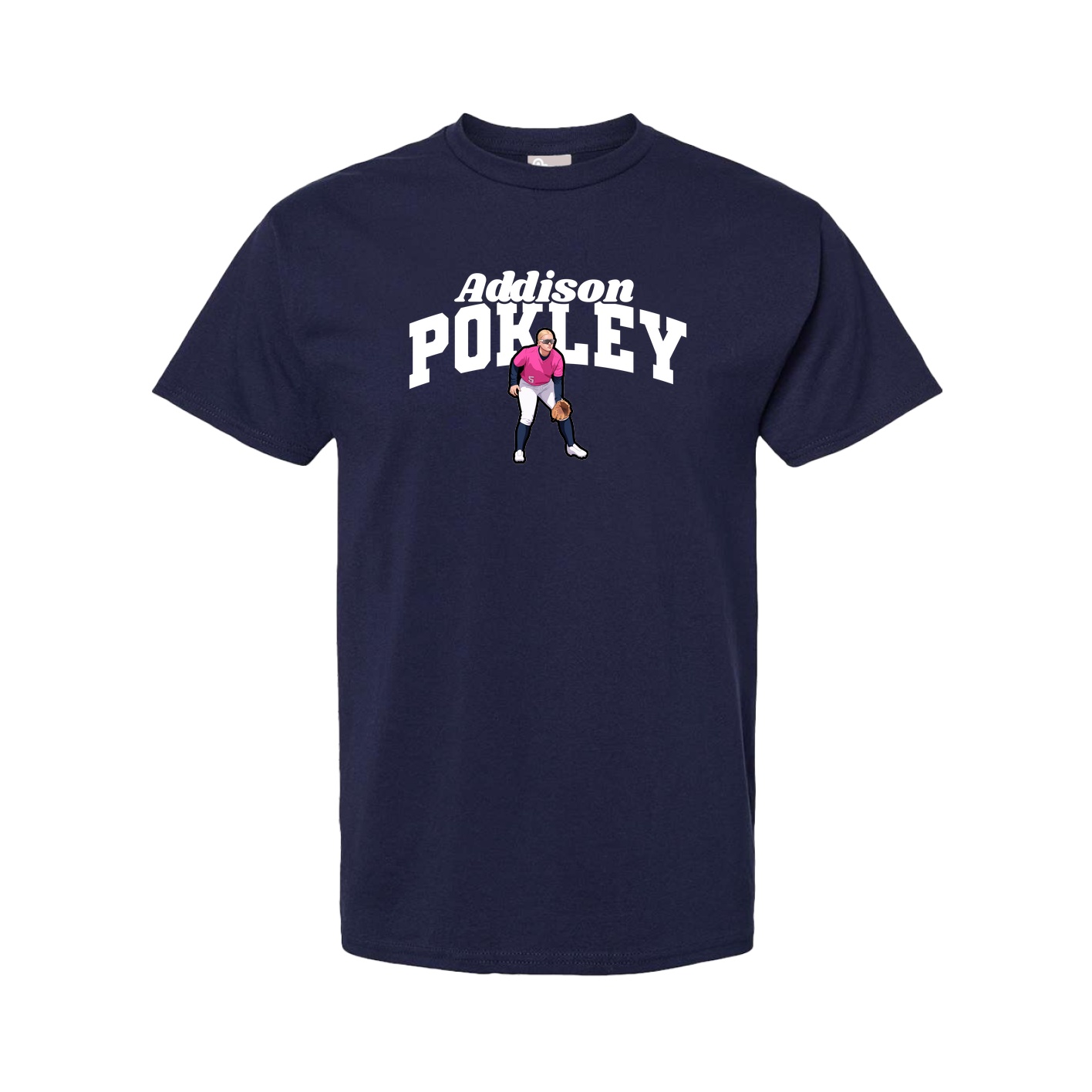 Youth Tee — Signature Arch in Navy