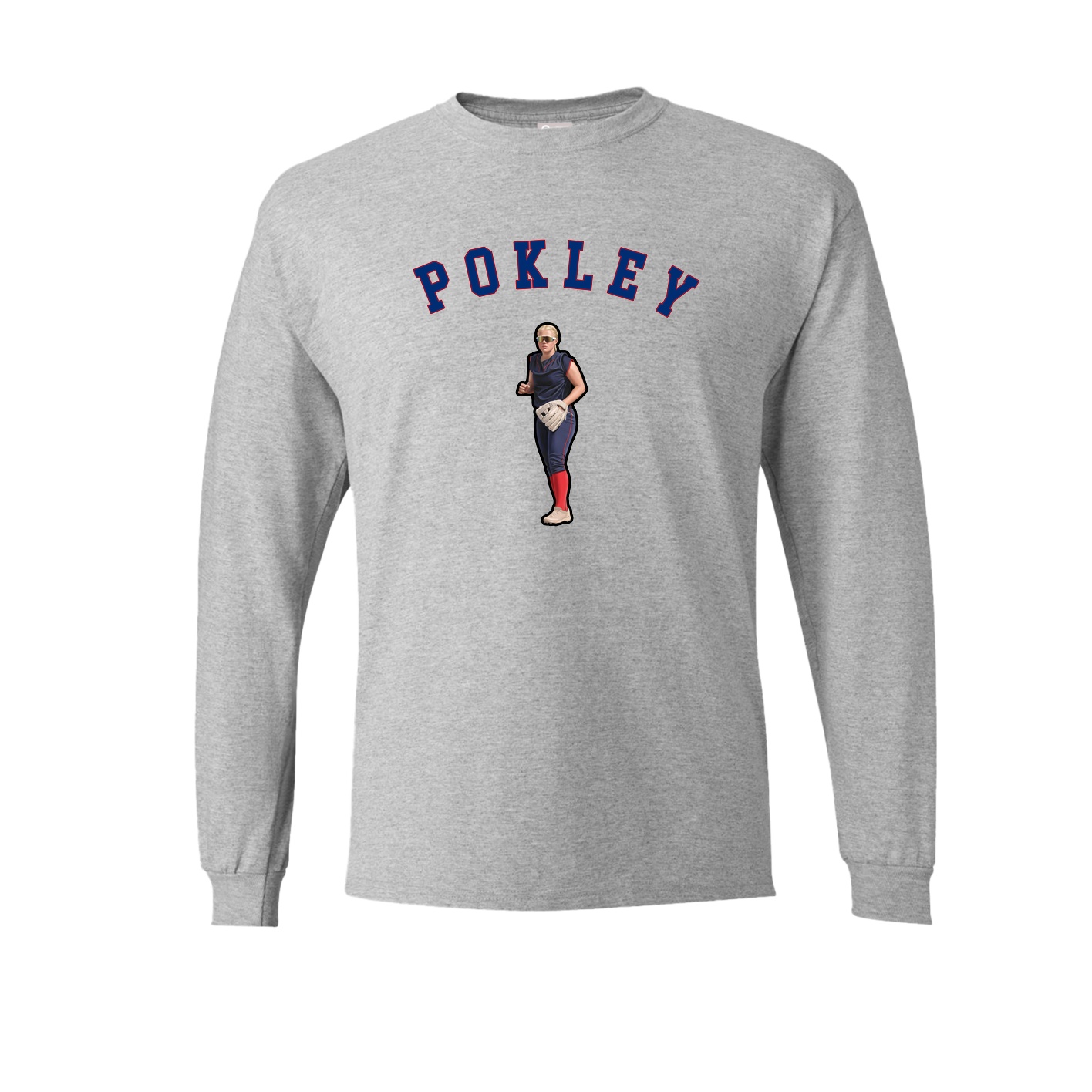 Long Sleeve Tee — Shirsey Arch in Grey