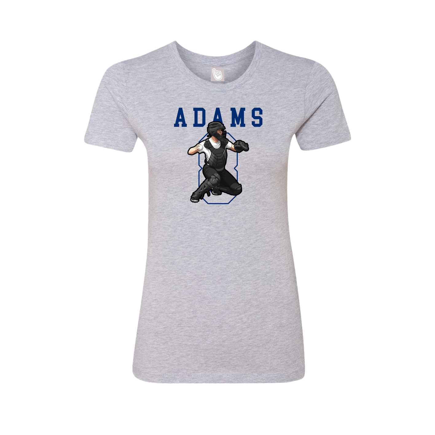 Fitted Women's Tee — Shirsey in Grey