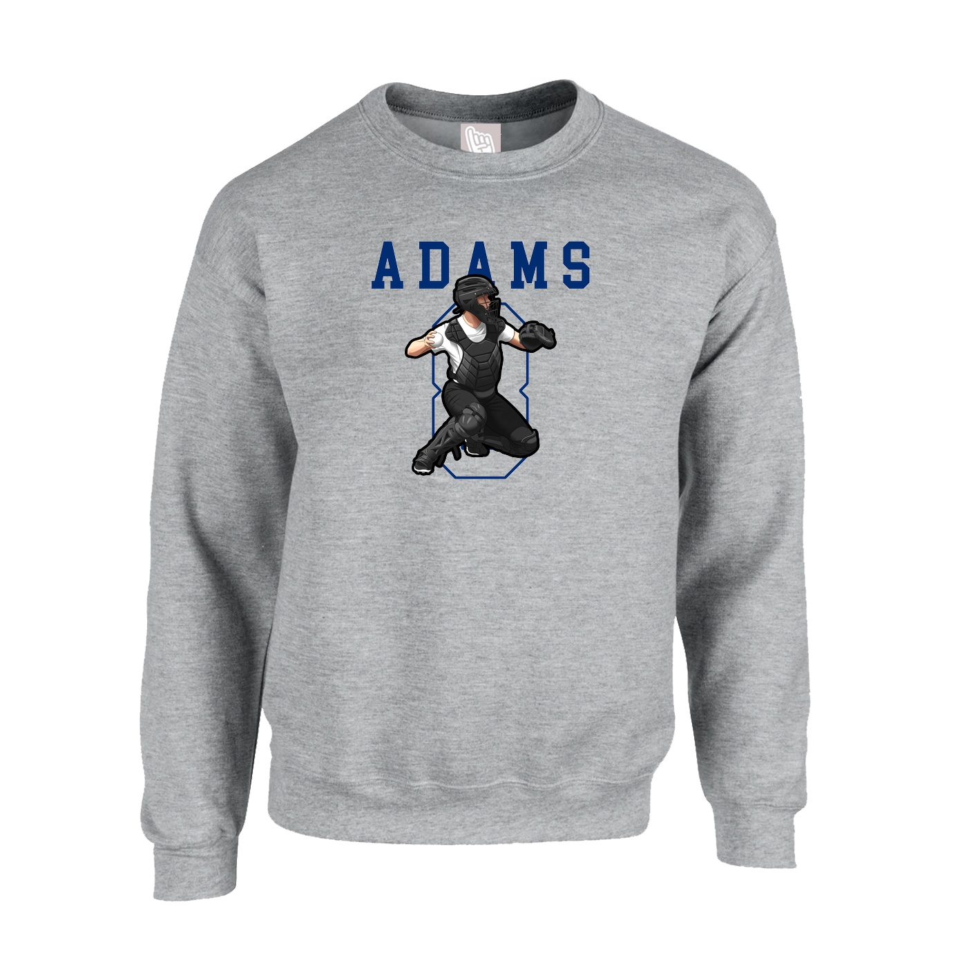 Fleece Crew — Shirsey in Grey