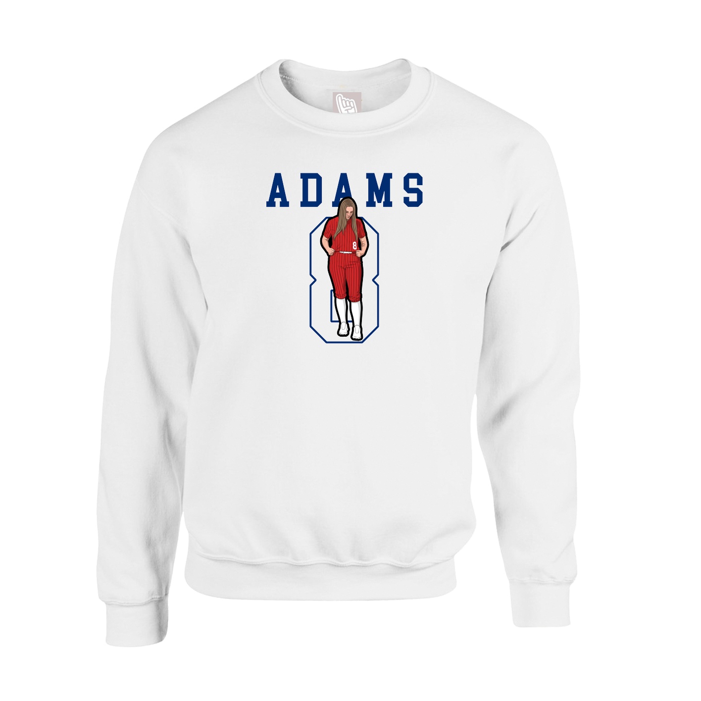 Fleece Crew — Shirsey in White